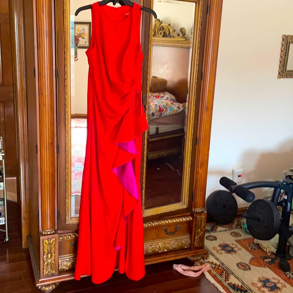 Beautiful red gown/dress Brand new with tags